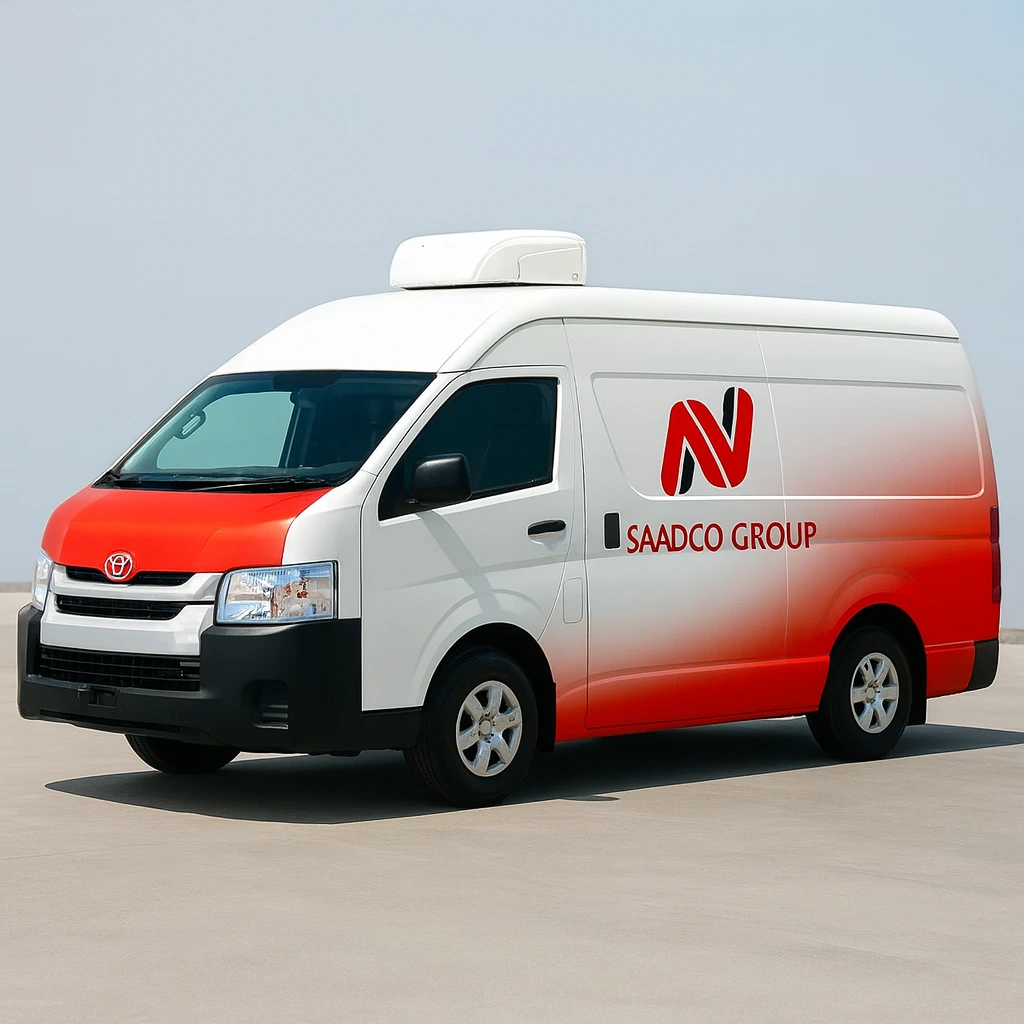 Toyota Hiace commuter van side profile